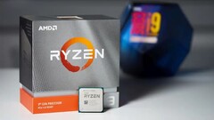 The AMD Ryzen 9 3900XT has 12 cores compared to the 10 cores of the i9-10900K. (Image source: Heise)