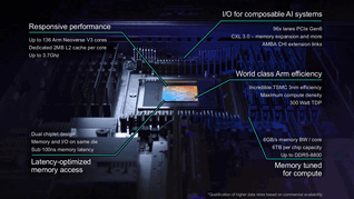 AGI features up to 136 cores with a dual-chiplet design and latency-optimized memory access.