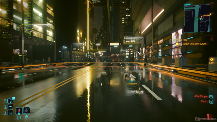 Cyberpunk 2077 DLSS 4.5 Preset L. (Image Source: Notebookcheck)