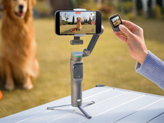 The Osmo Mobile 8P and its Osmo FrameTap accessory.