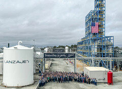 Inauguration of the low-carbon aviation fuel ethanol plant in Georgia (Image: LanzaJet)