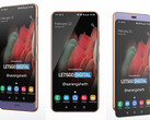 Samsung's dual-slider smartphone, as imagined by LetsGoDigital. (Image source: LetsGoDigital)
