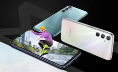 The Galaxy M34 will be available in at least two colours. (Image source: Samsung)