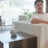 Google's unannounced Gemini-powered smart speaker during the Made by Google event. (Image source: Made by Google on Youtube, screenshot)