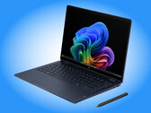 The new OmniBook X Flip 14 can be configured in Atmospheric Blue regardless of processor choice.
