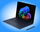 The new OmniBook X Flip 14 can be configured in Atmospheric Blue regardless of processor choice.