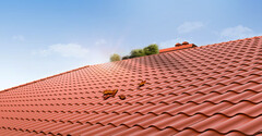 Jackery shows new XBC solar roof tiles at CES 2025. (Image source: Jackery)