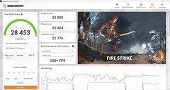 3DMark Fire Strike in Balanced mode