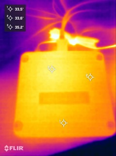 Ninkear L20 during the stress test (underside)