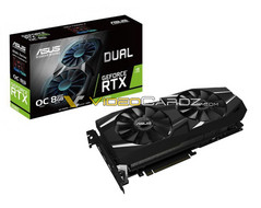 Asus Dual GeForce RTX 2080. (Source: Videocardz)