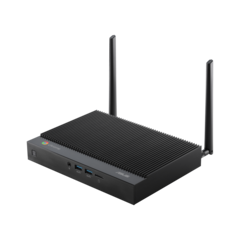 It looks like a router, but this is actaully ASUS’ Fanless Chromebox (Image source: ASUS)