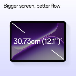 The display size of the tablet (Image source: OnePlus)