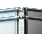 The new redesigned Fold is in the foreground in this image. (Source: Samsung)