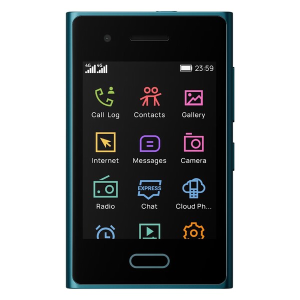 The HMD Touch 4G runs a custom OS called RTOS Touch. (Image source: HMD)