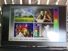 Outdoors under shade