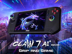 The MSI Claw 7 AI+ Plus should represent a decent upgrade over the existing MSI Claw. (Image source: MSI)