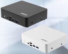 MSI didn't share pricing and availability details yet. Pictured: the two color options of the mini PC line.
