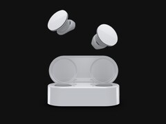 They might look a bit bulkier than Apple's AirPods, but at US$99 the Surface Earbuds are a real steal (Image: Microsoft)