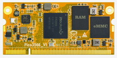 The Boardcon PICO3566 should come in numerous memory configurations. (Image source: Boardcon)