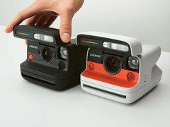 The Polaroid Flip instant camera with a hyperfocal lens system arrives in black and white colorways. (Image source: Polaroid)