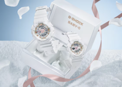 This limited edition G-Shock x Baby-G set will retail for 39,050 yen (~$256). (Image source: Casio)