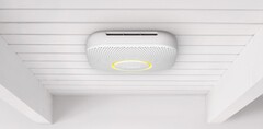 The Nest Protect suspended on a ceiling  (Image source: Google Store)