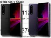 The Sony Xperia 1 III has been launched in frosted black and frosted purple colors. (Image source: Sony/Geekbench/Reddit - edited)