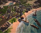 An image showing a city in Tropico 5.