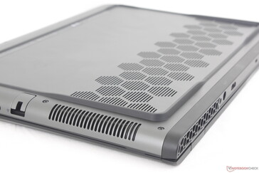 Hexagonal grilles have become a staple on Alienware laptops