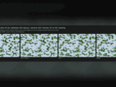 AMD FSR 4.1.1 original, lossy and lossy2 rendering comparison showing moving foliage.