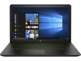 The HP Pavilion Power comes only in Shadow Black, but the keyboard can have acid green or ghost white accents. (Source: HP)