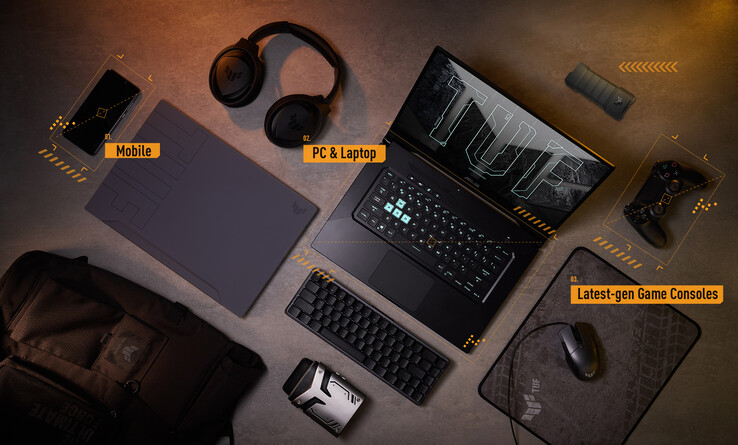 THe ASUS TUF Gaming AS2000 Plus is compatible with PCs, laptops, mobiles, and even gaming consoles. (Image source: ASUS)