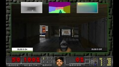 A side-by-side comparison of Doom with and without DLSS 5 implemented