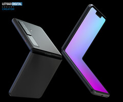 Huawei is yet to release a clamshell foldable smartphone. (Image source: LetsGoDigital)