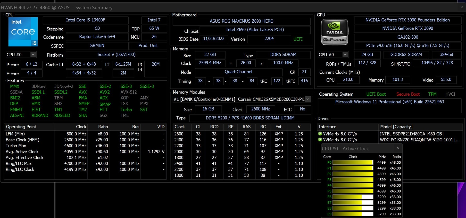 Test Core i5-13400F d'Intel, un processeur redoutable en gaming