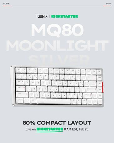 Iqunix MQ80 in moonlight silver