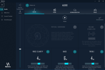 Nahimic audio settings