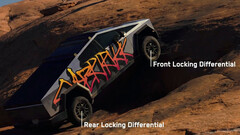 The Cybertruck has locking differentials (Image source: Tesla)