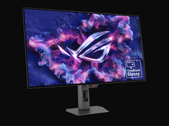 Asus' first TrueBlack Glossy coating gaming monitors should be available from this summer. (Image source: Asus)
