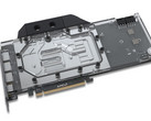 EKWB's sleek single-slot water block which covers the GPU core, memory, and VRMs. (Source: EKWB)