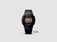 The Casio G-Shock DW-5000R watch celebrates the original DW-5000C watch (above). (Image source: Casio)