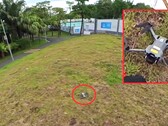 Discovered by chance in a park by a mountain biker: The DJI Mini 5 Pro, which is now expected to launch as early as August. (Image source: Mauro Tandoi, edited)