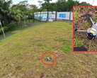 Discovered by chance in a park by a mountain biker: The DJI Mini 5 Pro, which is now expected to launch as early as August. (Image source: Mauro Tandoi, edited)