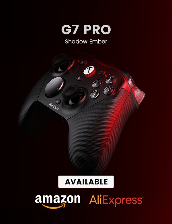 The Shadow Ember color of the GameSir G7 Pro is available to buy on Amazon and AliExpress. (Image source: GameSir)