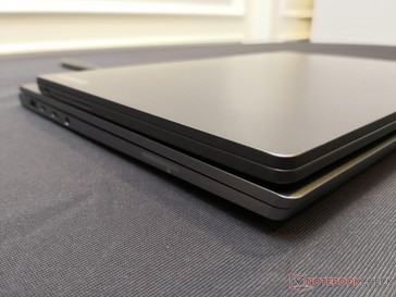 Yoga Book C930 (top) vs. Yoga C930 (bottom)