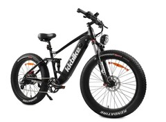 The KKBike K26 S is an electric fat bike with full suspension and a comparatively affordable price tag (Image: KKBike)