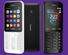 Microsoft Nokia 222 feature phone with Internet connectivity