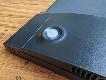 Power button doubles as a 4-directional joystick for OSD control