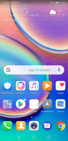 Huawei P20 Pro: Home screen