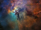 An image showing the Lagoon Nebula.